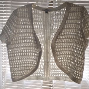 Liz Claiborne shrug. White. Size L.